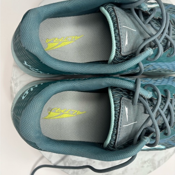 Altra Viho Women's Zero Drop Running Shoes Teal Blue Footshape - Picture 7 of 7